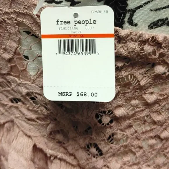 Free People Adella Cami in Mauve Sz XS - Picture 4 of 5